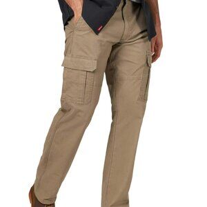 Men's Wrangler Big & Tall Relaxed Fit Cargo Pants - Barley Ripstop - 40x30 - NWT
